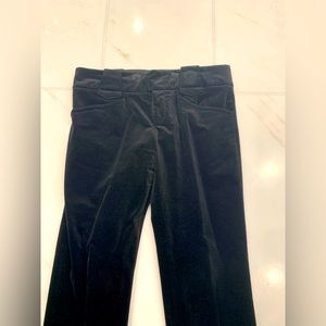 Gucci velvet black pants size 44 ankle pants
